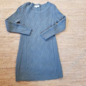 Pink Rose Sweater Dress